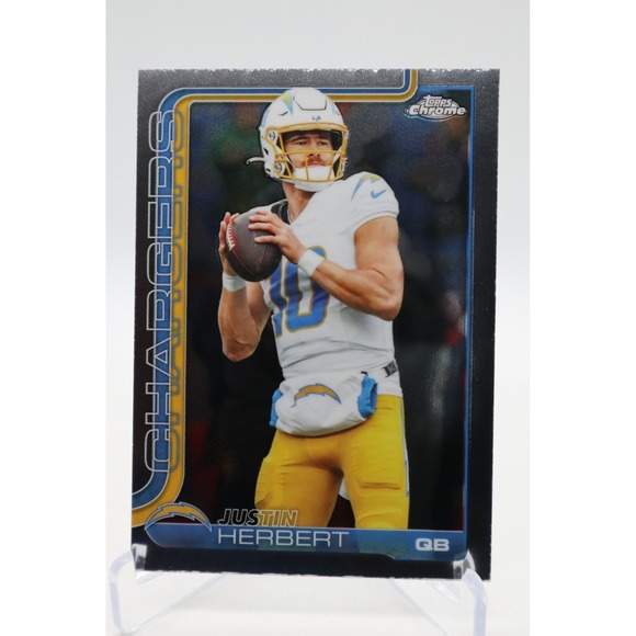 Other - 2025 Topps Chrome Football Base #158 Justin Herbert Chargers